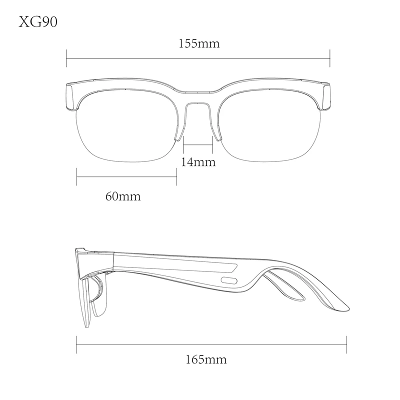 Smart Glasses Lens - 샤오미 8K 스마트 AI 안경 2400MP