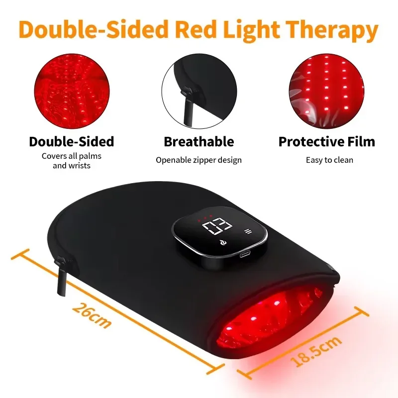 손을 위한 새로운 레드 라이트 테라피 기기, LED 근 - Galvanic Skin Sensor 리뷰 및 가격