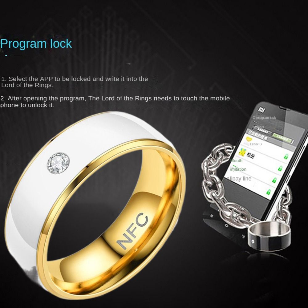 NFC 스마트 링 스테인리스 스틸 다기능 웨어러블 연결 - Smart Ring Nfc Pay 리뷰 및 가격